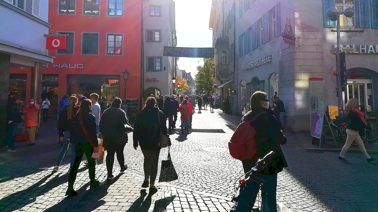 Obermarkt, Hussenstraße, Fußgängerzone, 2020-10-13 © Harald Borges
