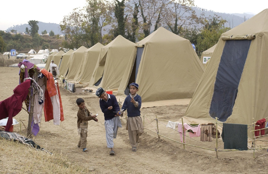 Geflüchtete shinkiari pakistan flüchtlinge