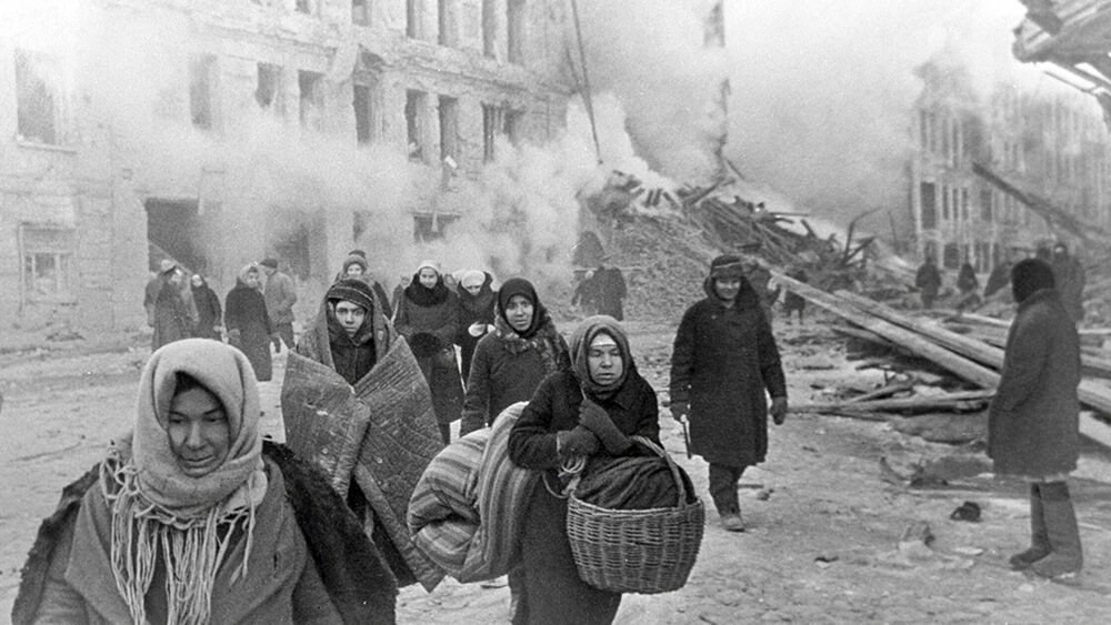 1943 bombardierung leningrad © rian archive wikipedia