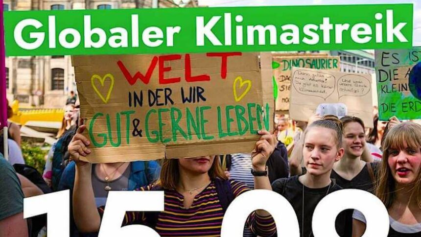 Klimastreik weltweit, auch bei uns