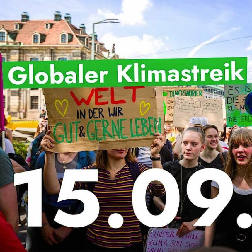 Klimastreik weltweit Fridays for Future.