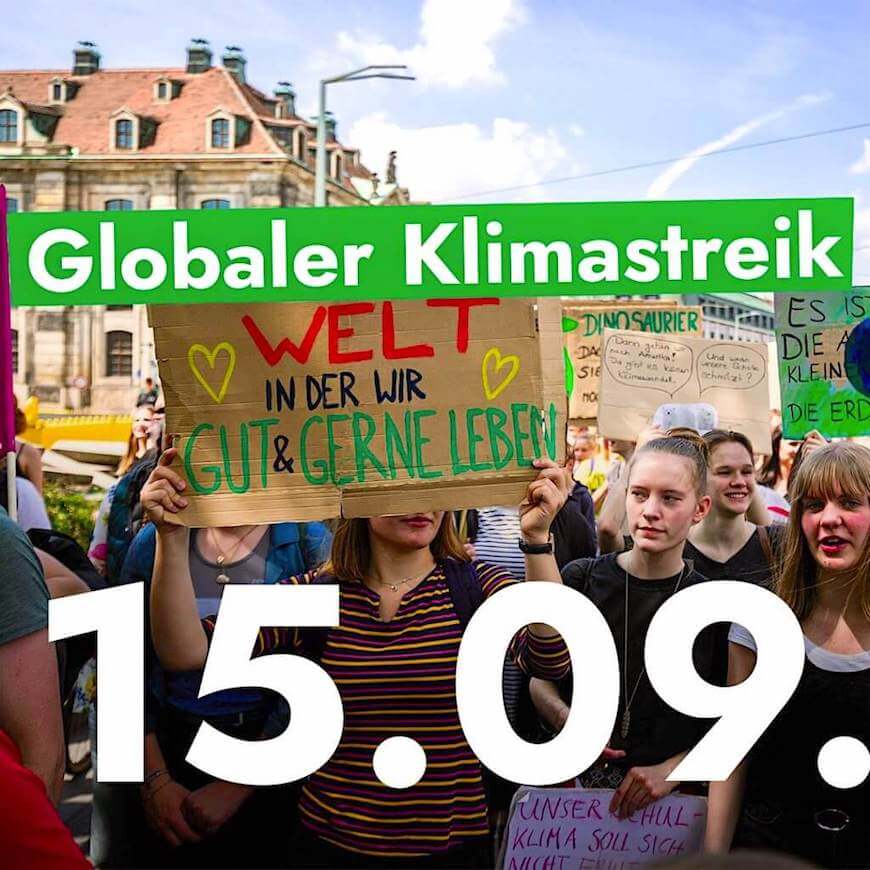 Klimastreik weltweit, auch bei uns