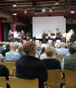 Podiumsdiskussion zur Zukunft der Südwestdeutschen Philharmonie im Konzil am 13.9. 2023 (c) Harald Borges