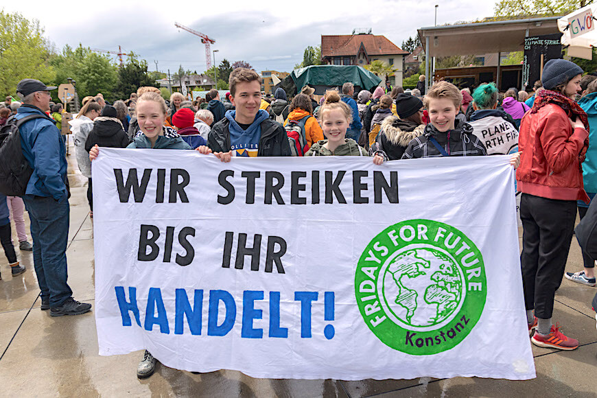 Klimastreik von Fridays For Future Konstanz.