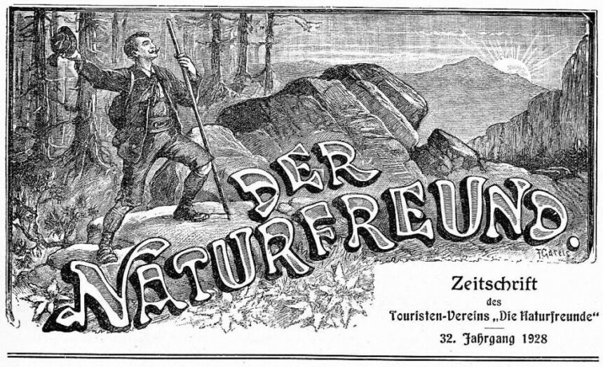 Titelkopf Zeitschrift Der Naturfreund 1928