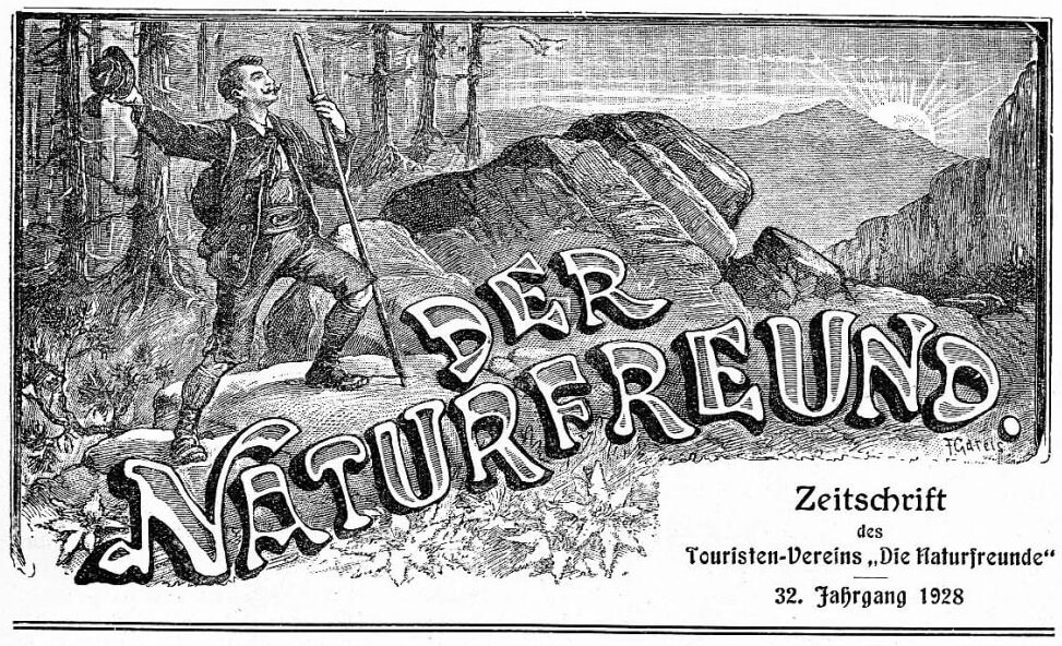 Titelkopf Zeitschrift Der Naturfreund 1928