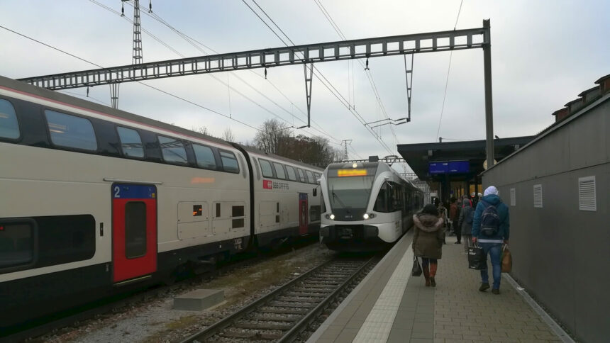 Bahnhof Kreuzlingen, Zug, 28.11.2020 © Harald Borges