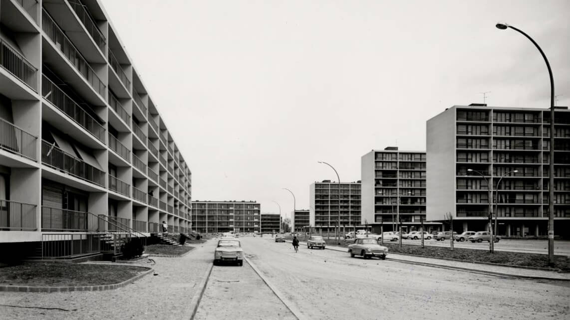 Banlieue Vélizy Villacoublay, Grands Ensembles Immobiliers Du Mail, Années 60 © Ville De Vélizy