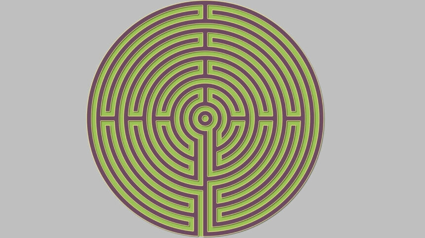 Chartres Labyrinth Kompr © Pixabay