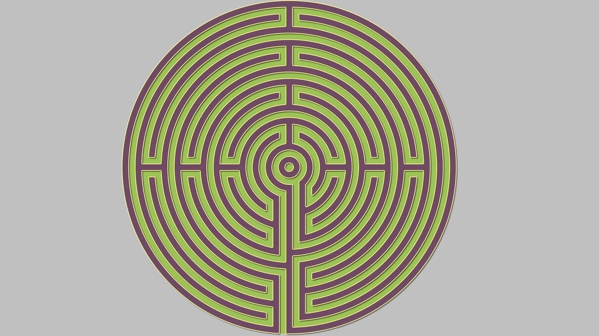 Chartres-Labyrinth © Bild von Miriam die Tänzerin auf Pixabay