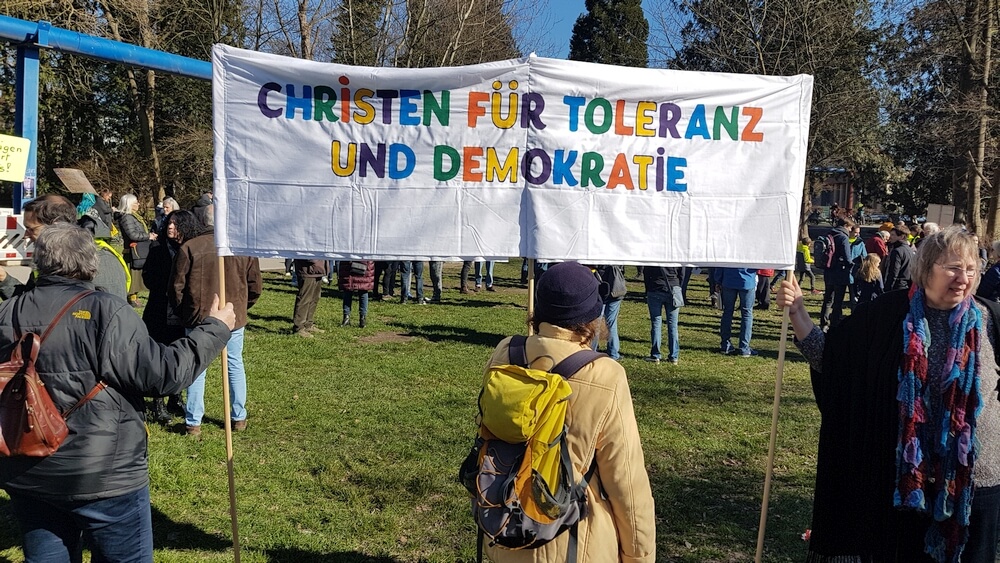 Christen für Toleranz und Demokratie © H. Reile