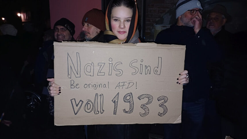 Demo gegen rechts, AfD, Konstanz 24.01.2024 © Harald Borges