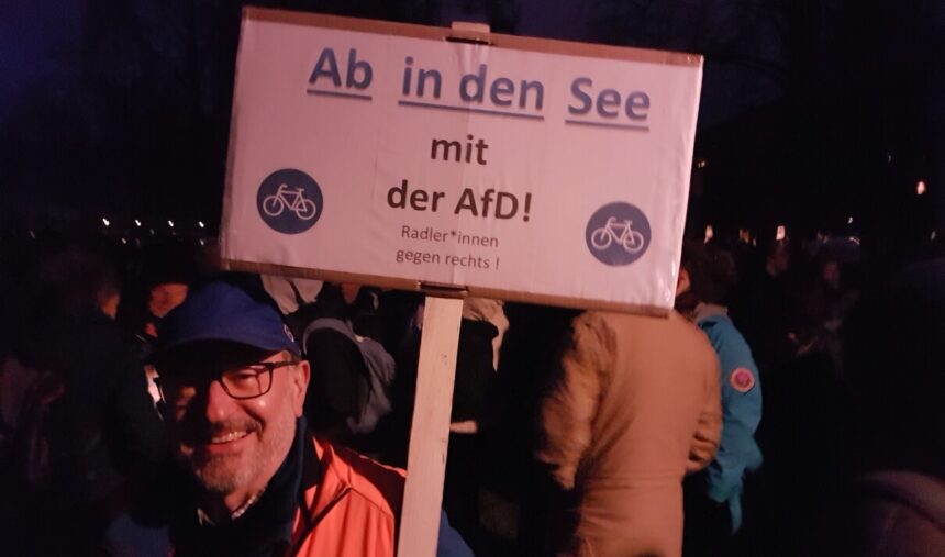 Demo gegen rechts, AfD, Konstanz 24.01.2024 © hr