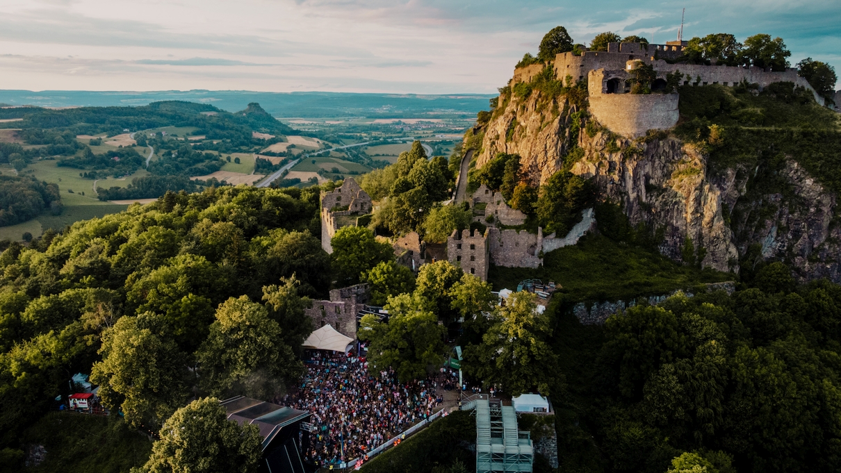 Hohentwielfestival-Stimmung © Maximilian Pfeiffer