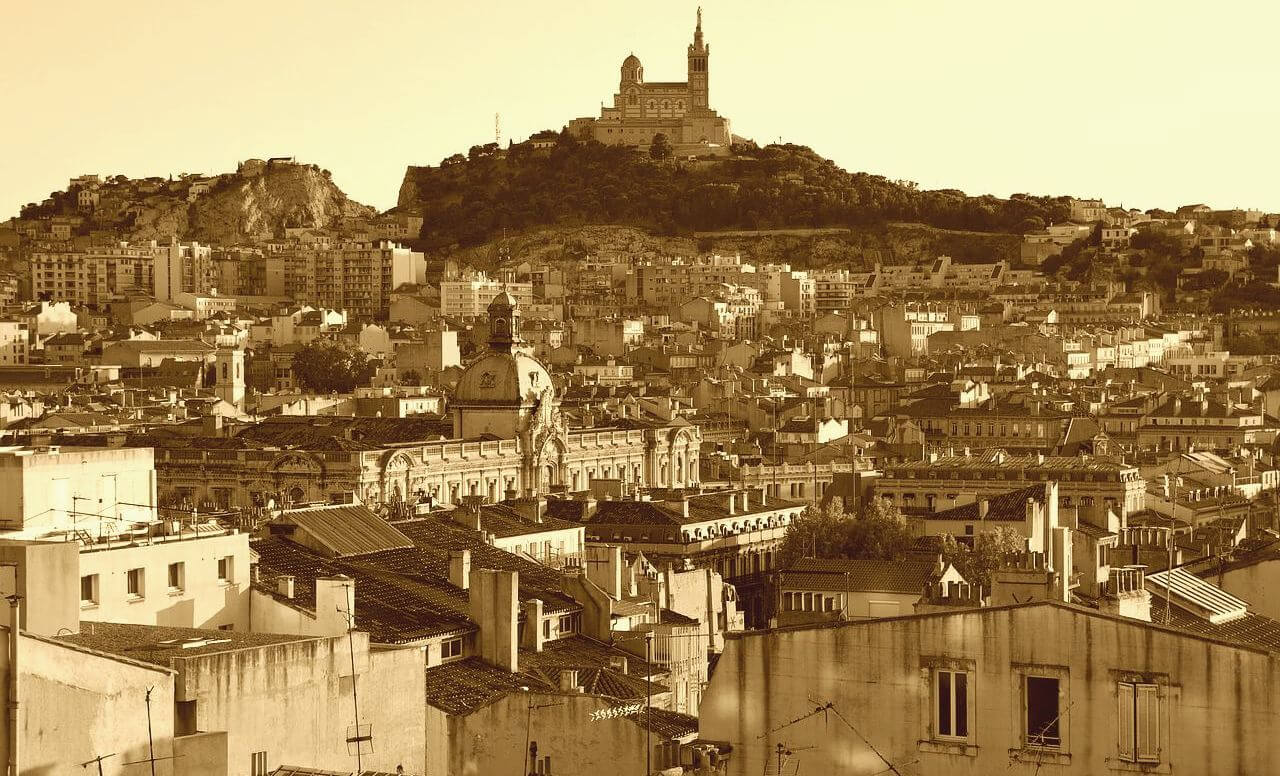 Marseille Sepia © Pixabay