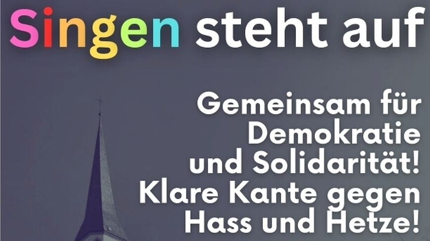 Plakatausschnitt "Singen steht auf", 27.1.2024 © Veranstalter