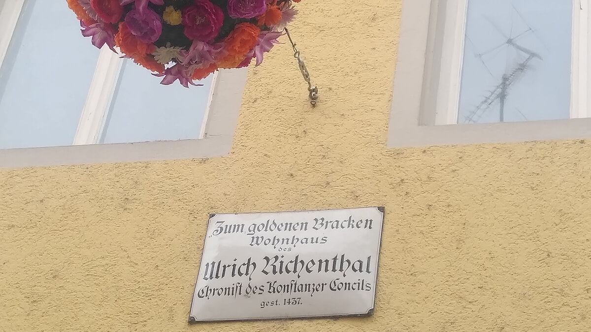 Richenthals Wohnhaus "Zum goldenen Bracken" © Albert Kümmel-Schnur