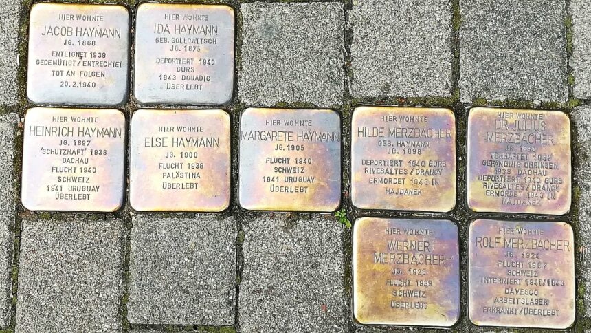 17 neue Stolpersteine und 1 Stolperschwelle in Konstanz