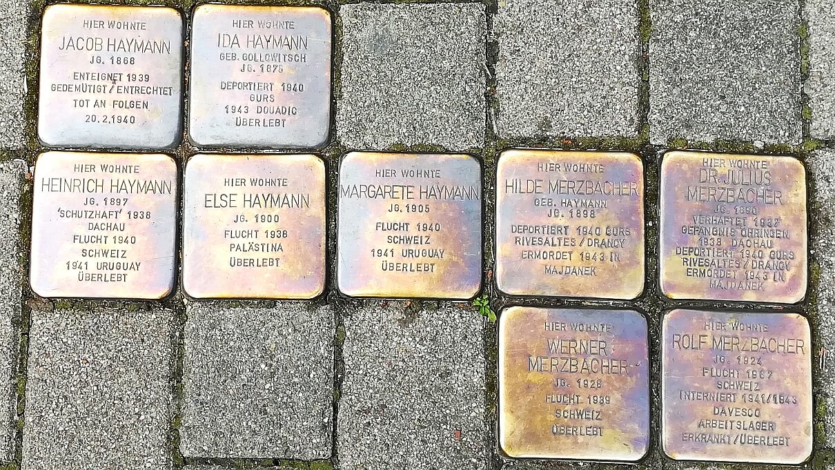 Stolpersteine in der Schottenstraße 73 © Harald Borges (Archivbild)