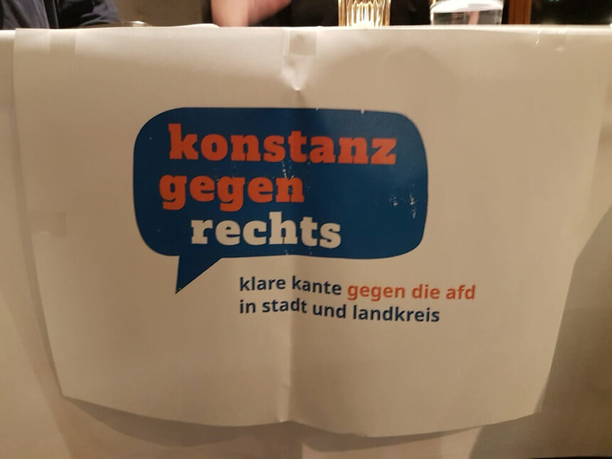 Logo des Bündnisses gegen rechts © H. Reile