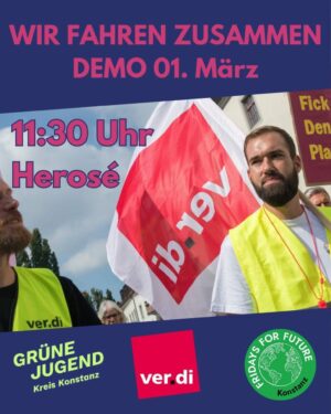 Demoankündigung ÖPNV-Streik 24-03-01
