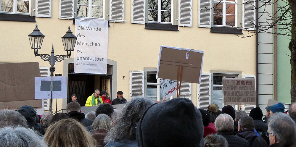 Radolfzell Kundgebung Gg Rechts0 31.1.2024 ©pitwuhrer