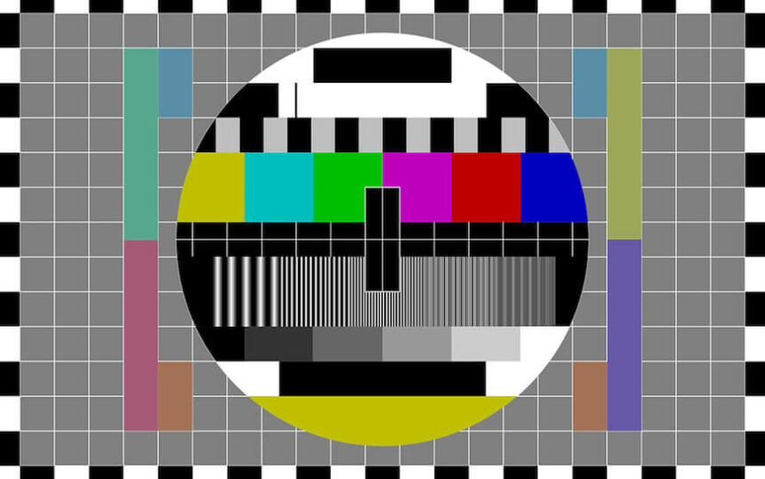 Tv Testbild. Bild: pixabay