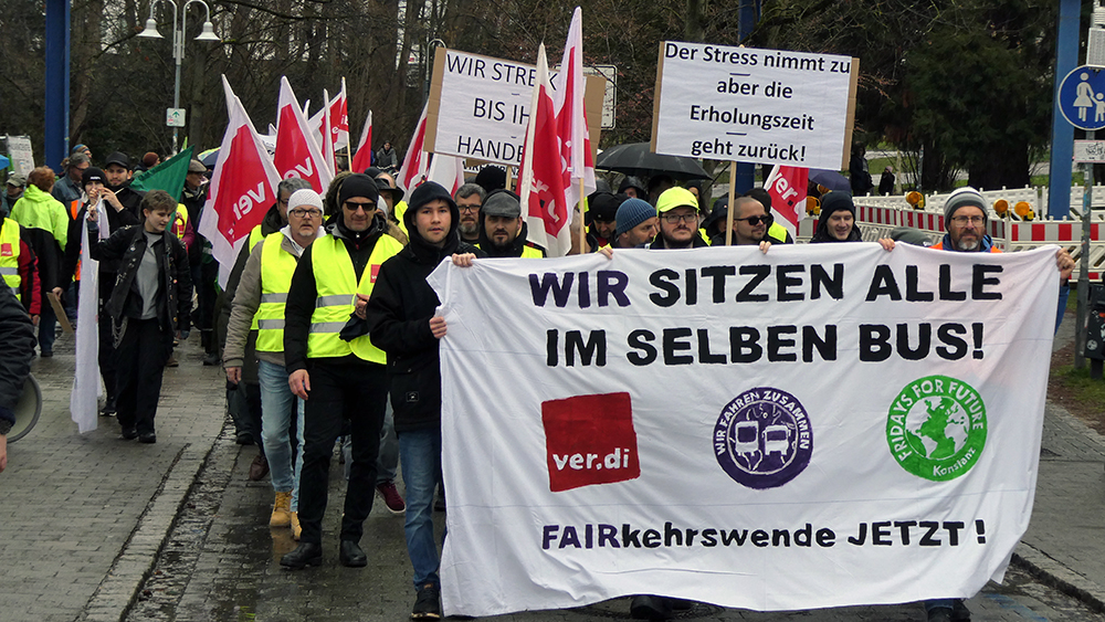 Fff Verdi Klimastreik 24 03 01 Demo Beginn © Pit Wuhrer