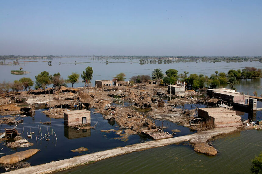 Flutschaden Sindh Pakistan 2010 © Wikimedia Commons
