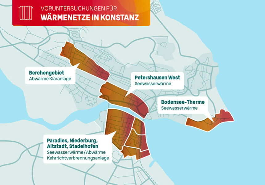 Grafik Ausbau Wärmenetze Stadt Konstanz