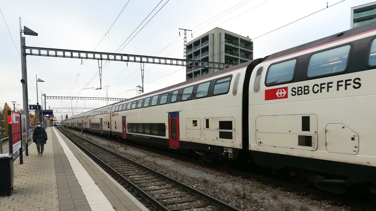 Bahnhof Kreuzlingen, Zug, 28.11.2020 © Harald Borges