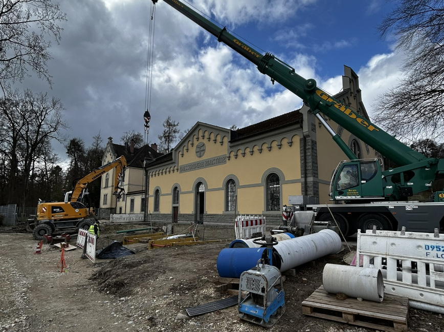 Bauarbeiten wasserwerk