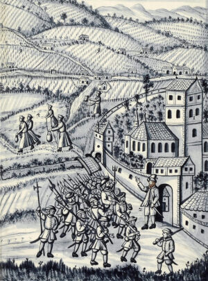 Belagerung kloster weißenau © wikimedia commons