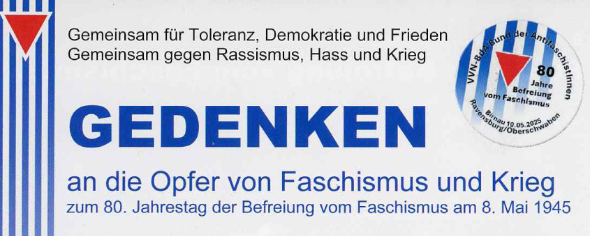 Veranstaltungen rund um den 8. Mai 2025