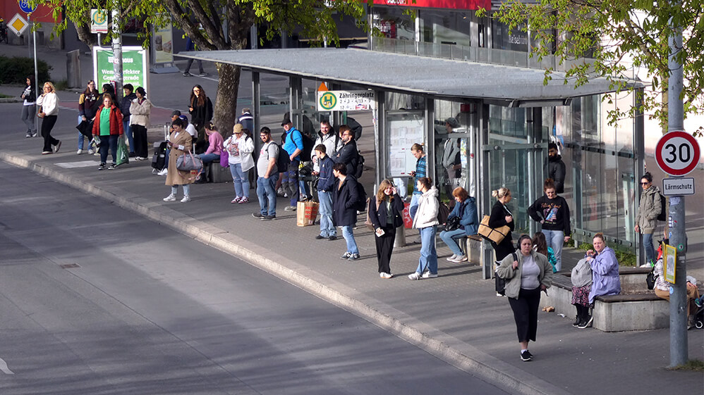 Bushaltestelle zähringerplatz konstanz 2025 04 08 © pit wuhrer