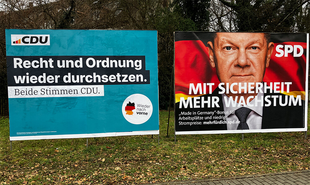 Cdu Spd Poster Wahlkampf 2025 © Pit Wuhrer