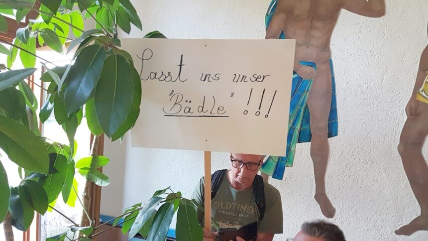 „Lasst uns unser Bädle!“