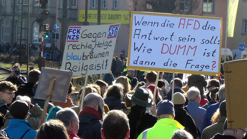 Demo gegen afd konstanz 2024 02 25 © pit wuhrer