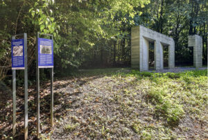 Denkmal zwangsarbeit gedenkweg fn © sabine bade