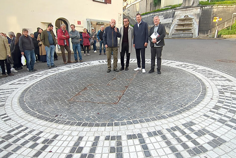 Einweihung mit ob weingartner denkmal bauernkrieg 2025 05 09 © liou panther