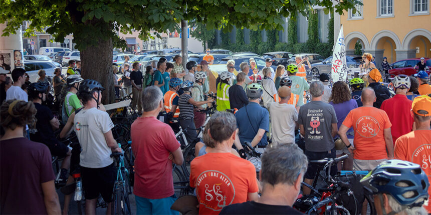 Fahrraddemo 2026 07 24 stephansplatz © privat