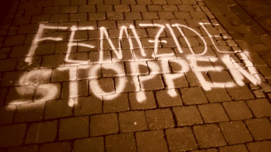 Femizide stoppen, gewalt gegen frauen