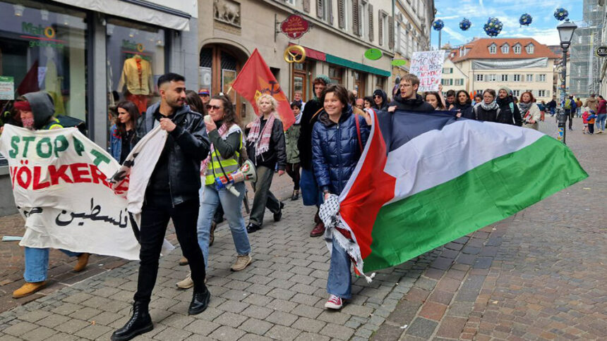 Protest gegen Landraub und Besatzung