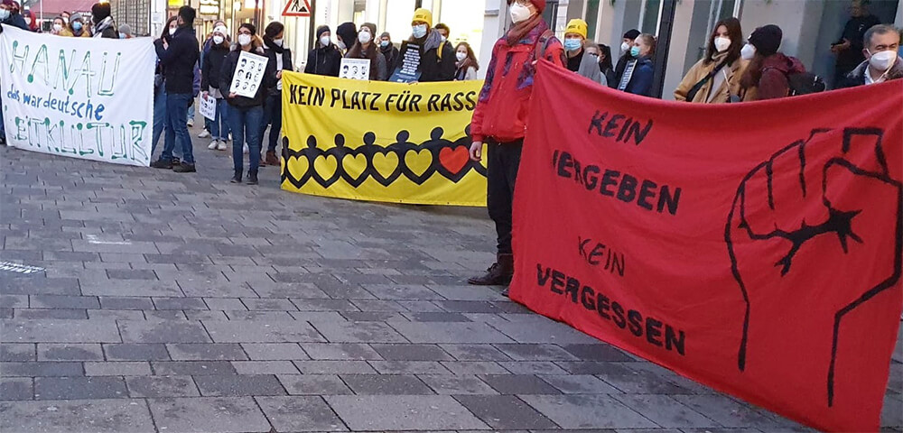 Hanau gedenken 2021 konstanz markstätte 2021 © anna blank