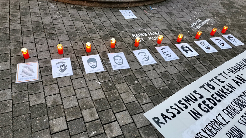 Hanau gedenken konstanz markstätte 2021 © anna blank