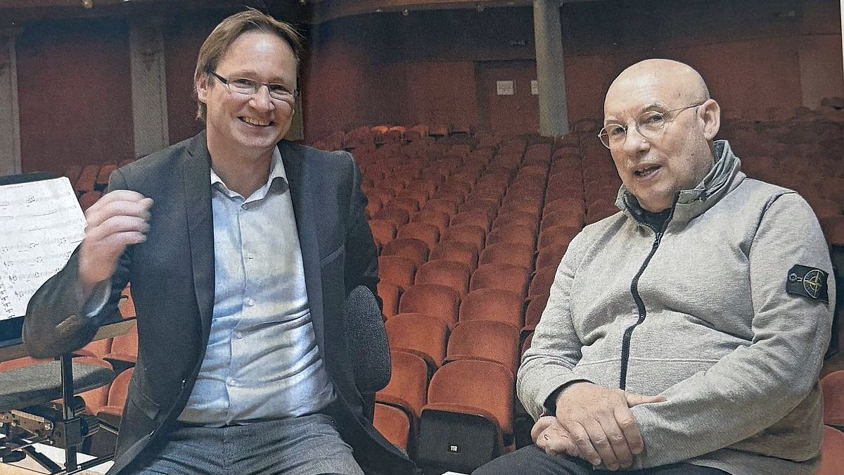 Hans georg hofmann mit dennis russel davies (chefdirigent sinfonieorchester basel 2009 2016) 16 9 © privatbesitz