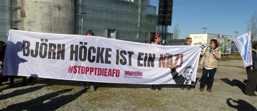 Höcke = nazi banner konstanz klein venedig 2026 02 25 © pit wuhrer