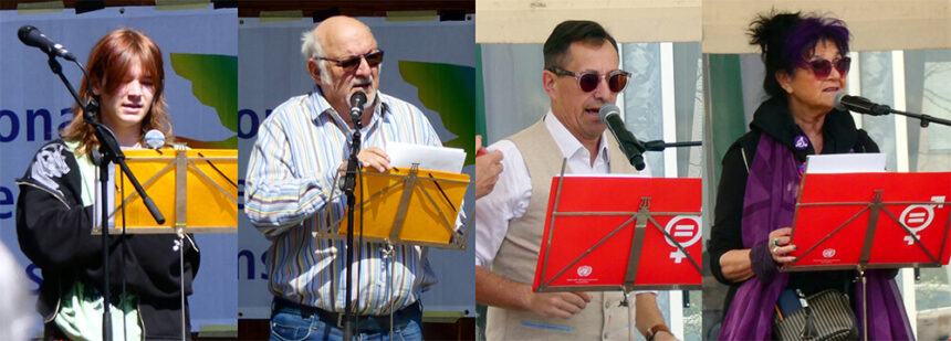 Joshua dreier, jürgen grässlin, rené walther, helena nyberg © pit wuhrer