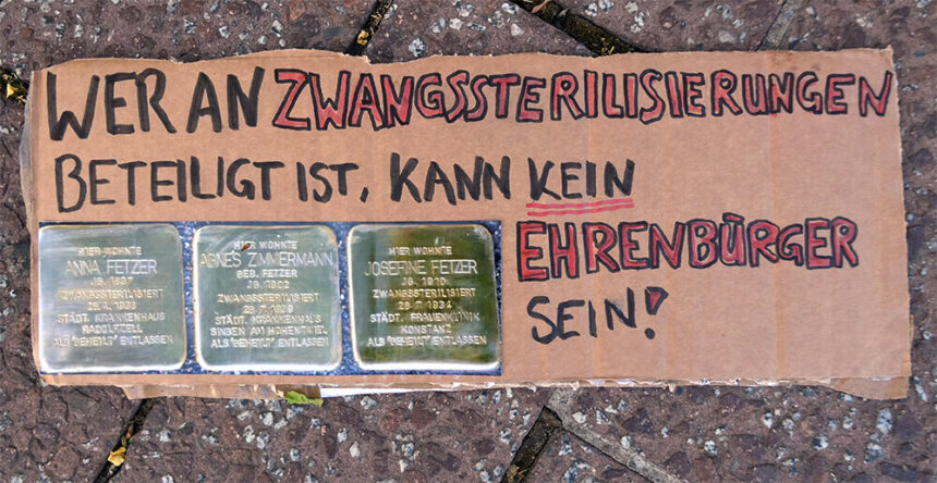 Kratt protest radolfzell 2025 06 24 zwangssterilisierung © pit wuhrer