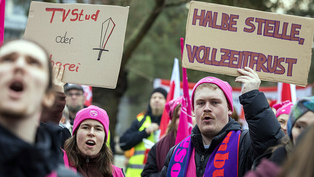 Kundgebung tarifrunde länder 2026 © gew